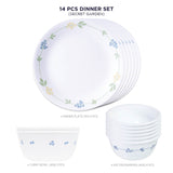 Corelle Livingware Round Secret Garden 14 Pcs Dinner Set