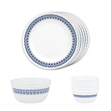 Corelle Livingware Round Wheeler Diamonds 14 Pcs Dinner Set