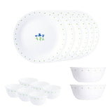 Corelle Livingware Plus Petite Trio 14 Pcs Mini Dinner Set