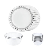 Corelle Livingware Round City Block 14 Pcs Dinner Set