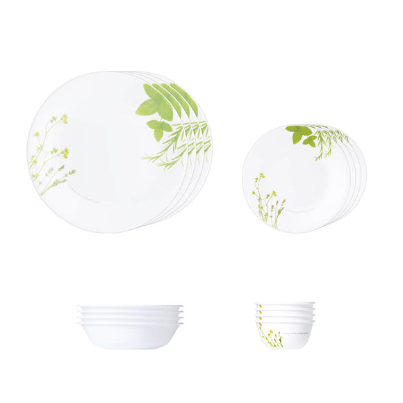 Corelle  Asia Collection European Herbs 16 Pcs Nuclear Family Set