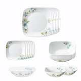 Corelle Asia Collection Fairy Flora Square Round 21 Pcs Dinner Set