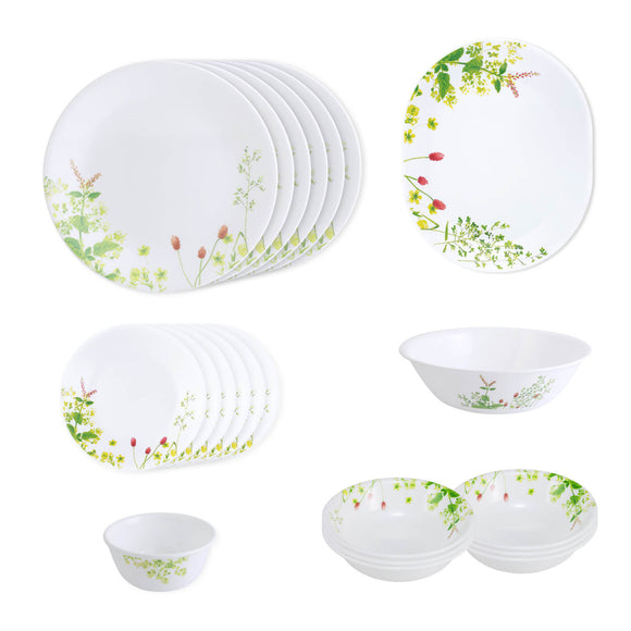 Corelle Asia Round Provence Garden 21 Pcs Dinner Set