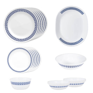 Corelle Livingware Wheeler Diamond 21 Pcs Dinner Set