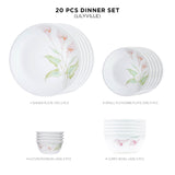 Corelle  Asia Collection Lilyville 20 Pcs Dinner Set