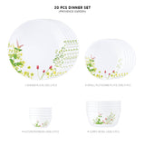 Corelle  Asia Collection Provence Garden 20 Pcs Dinner Set