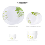 Corelle  Asia Collection European Herbs 20 Pcs Dinner Set