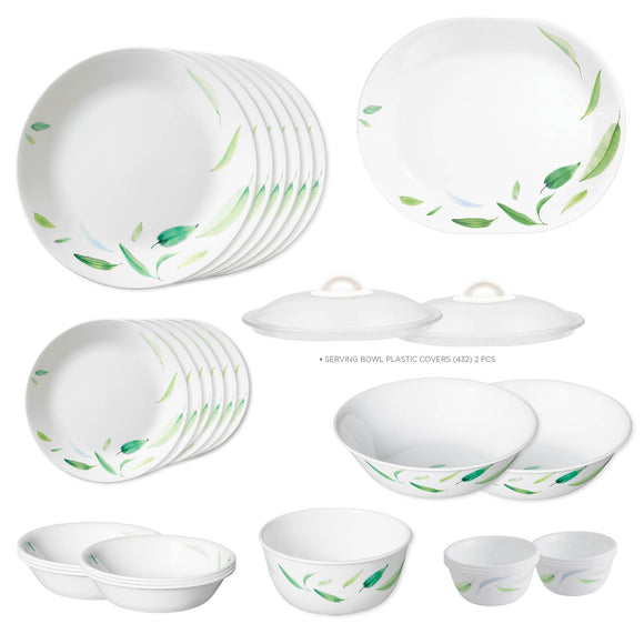 Corelle Asia Round Dancing Leaves 30 Pcs Dinner Set