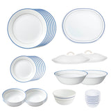 Corelle Livingware Double Ring Green 30 PCS SET