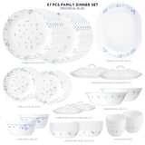 Corelle Provincial Blue Glass 57 Pcs Dinner Set