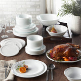 Corelle Livingware Winter Frost White 57 Pcs Family Dinner Set