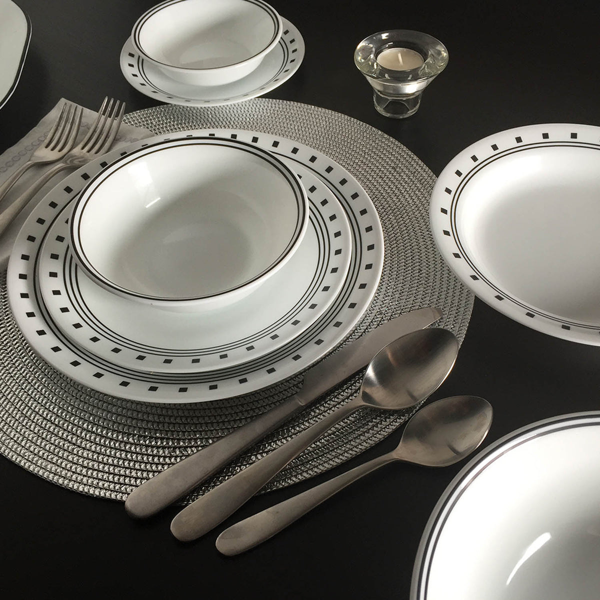 Corelle Livingware Series City Block 30 Pcs Dinner Set – Corellebrands