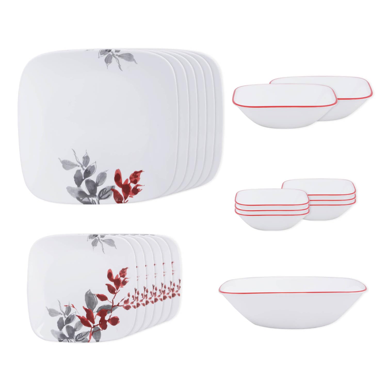 Corelle Kyoto Leaves Dinnerware Set: Elegant Dining Redefined
