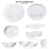 Corelle Blooms 30 Pcs Dinner Set - C3