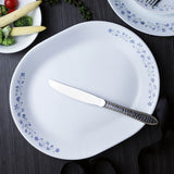 CORELLE Lillac Blush 31CM Multipurpose Kitchen Serving Oval Platter | Ideal for Snacks/Appetizer/Tandoori Kababs/Fish Fry/Chicken Tikka | Vitrelle Triple Layer Glass| Lightweight |1-year warranty on chips, breaks & scratches