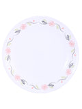Corelle Livingware Tangerine Garden Vitrelle Glass Medium Plate Pack of 6, 21CM, Multicolor