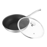 Duranano 26cm Wok pan with Lid