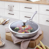 Duranano 26cm Wok pan with Lid