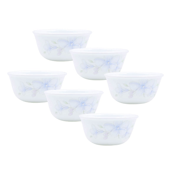 Corelle Lapinue1 177ml Katori / Ramekin Bowl Pack Of 6 | For Family of 6 | Lightweight & Durable | Microwave & Dishwasher Safe