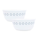Corelle Denham 828ml Curry / Noodle Bowl Pack Of 2 | Break & Chip Resistant | Lightweight & Durable | Microwave & Dishwasher Safe