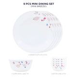 Corelle Livingware Round Pink Breeze1 9 Pcs Mini Dining Set
