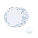 Corelle Denham Breakfast Set - 12 Pc | For Family of 6 | Break & Chip Resistant | Lightweight & Durable | Microwave & Dishwasher Safe