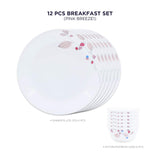 Corelle Livingware Round Pink Breeze1 12 Pcs Breakfast Set (K)