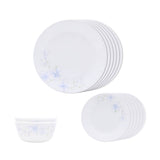 Corelle Lapinue1 - 14 Pcs Dinner Set | For Family of 6| Break & Chip Resistant | Lightweight & Durable | Microwave & Dishwasher Safe