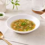 CORELLE WINTER FROST WHITE 17 CM Soup Plate For Soup/Noddle/Pasta & Macaroni | Pack of 2 | Build with Vitrelle Triple Layer Glass| Lightweight |1-year warranty on chips, breaks & scratches