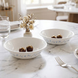 CORELLE LILAC BLUSH 296 ML Vegetable Bowl| Pack of 2| For Serving Curry/Gravy/Dessert| Vitrelle Triple Layer Glass| Lightweight |1-year warranty on chips, breaks & scratches