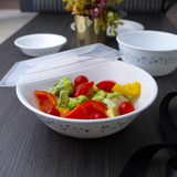 CORELLE Lillac Blush 950 ML Mixing & Serving Multipurpose Bowl| Ideal for Dal/Curry/Biryani| Vitrelle 3 Layer Glass| Lightweight Non-Porous Surface Crockery| 1-Year Warranty on Chip, Break & Scratch