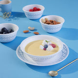 CORELLE DENHAM 950 ML Mixing & Serving Multipurpose bowl| Pack of 2 | Ideal for Dal/Curry/Sambhar/Biryani/Chicken/Rice | Vitrelle Triple Layer Glass| Lightweight |1-year warranty on chips, breaks & scratches