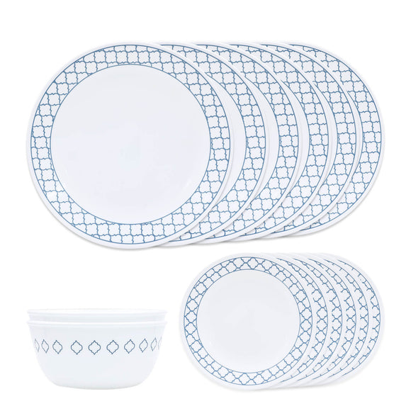 Corelle Livingware Round Denham 14 Pcs Dinner Set