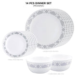 Corelle Livingware Round Modena 14 Pcs Dinner Set
