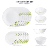 Corelle Livingware Round Olive Garden 20 Pcs Dinner Set
