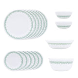 Corelle Livingware Round Spring Blossom Mint 20 Pcs Dinner Set