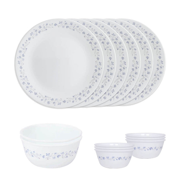 Corelle Livingware Round Lilac Blush 14 Pcs Dinner Set