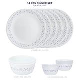 Corelle Livingware Round Lilac Blush 14 Pcs Dinner Set