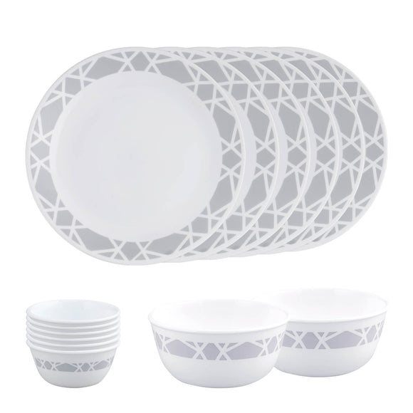 Corelle Livingware Round Modena 14 Pcs Dinner Set