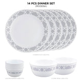 Corelle Livingware Round Modena 14 Pcs Dinner Set