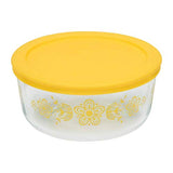 Pyrex Decorated Storage 4-cup/950ml Round Storage Butterfly WPC - Butterscotch