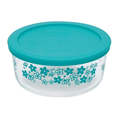 Buy Pyrex Decorated Storage Spring Blossom 4-cup/950ml Round Storage Spring Blossom WPC Bondi online in India at