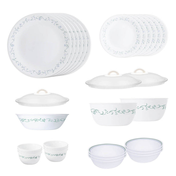 Corelle Livingware Round Country Cottage 30 Pcs Dinner Set