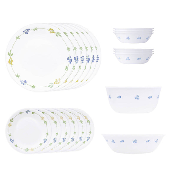 Corelle Livingware Round Secret Garden 20 Pcs Dinner Set