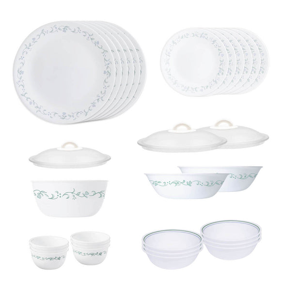Corelle Livingware Round Country Cottage 30 Pcs Dinner Set