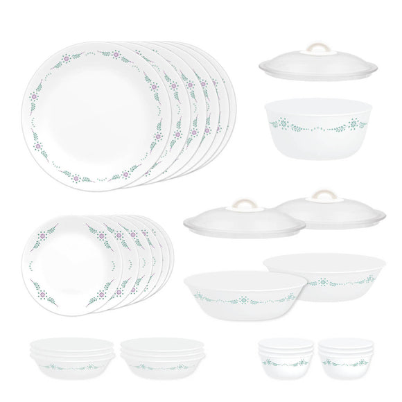 Corelle Livingware Round English Garden 30 Pcs Dinner Set