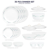 Corelle Livingware Round English Garden 30 Pcs Dinner Set