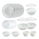 Corelle Livingware Round Green Delight 30 Pcs Dinner Set
