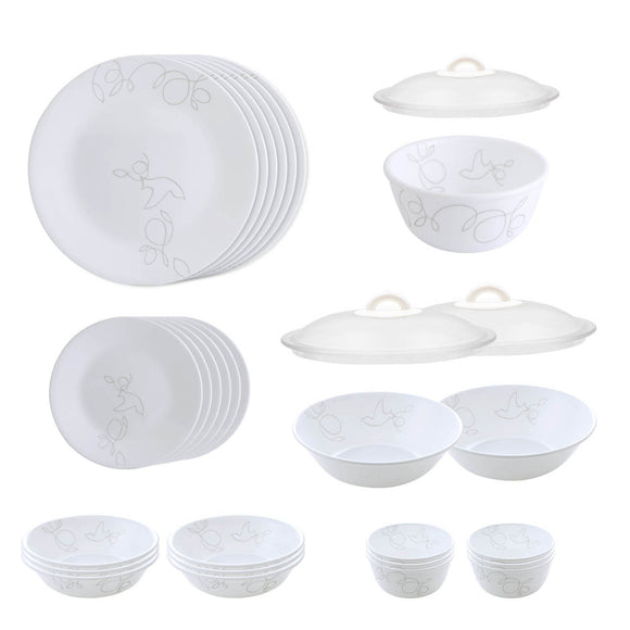 Corelle Livingware Round Morning Breeze 30 Pcs Dinner Set