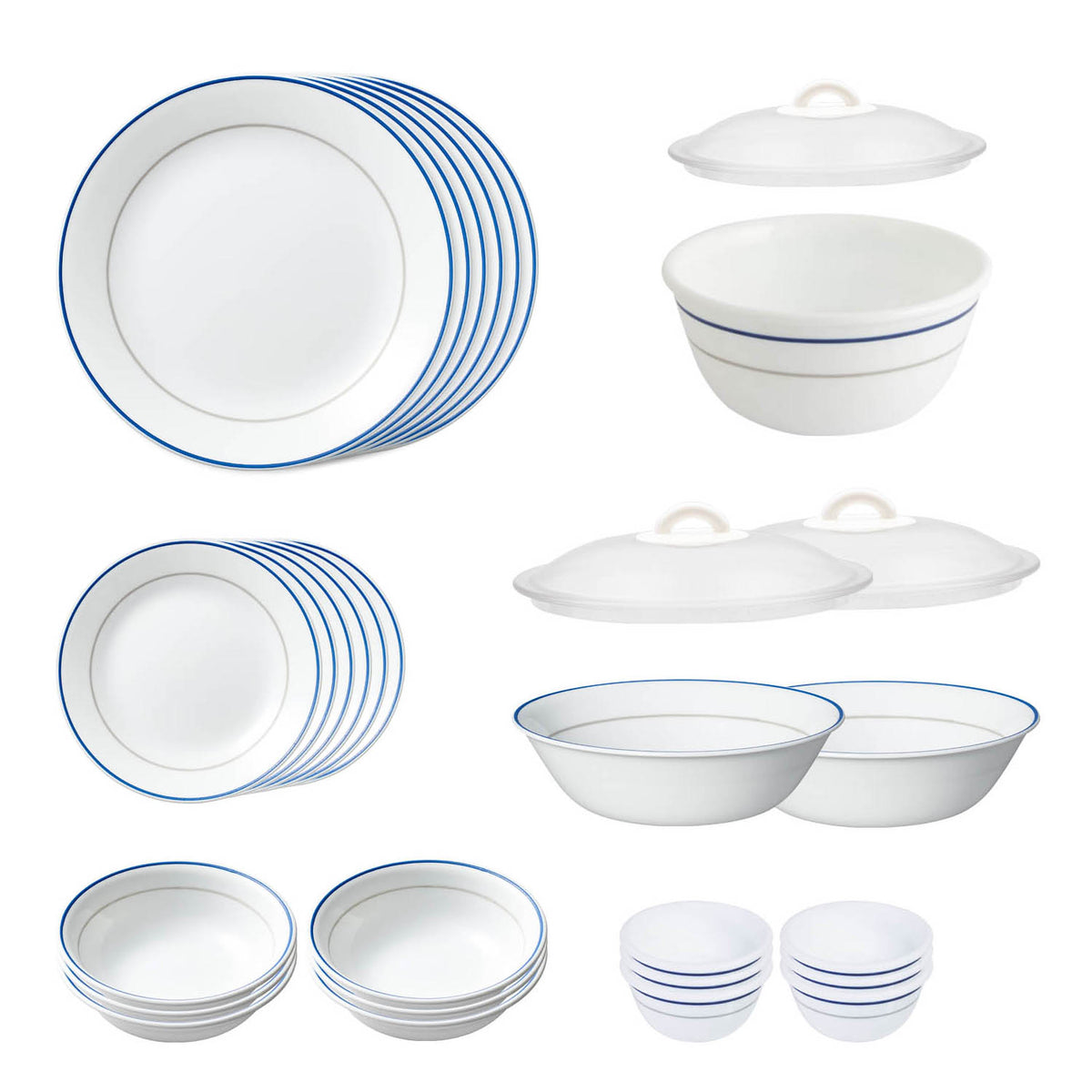 Corelle Livingware Round Double Ring 30 Pcs Dinner Set – Corellebrands